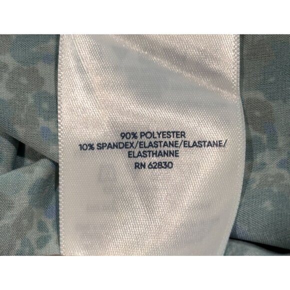 Lands End Womens Plus Size Floral Button-Down Shirt 1X 16W-18W - Picture 5 of 13